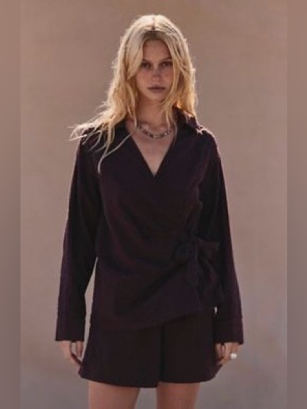 Free people free est indie shirt set nwt $98 fudge XS